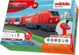 Cumpara ieftin Set de pornire tren electric M&auml;rklin My World Glacier Express, alimentare pe baterie cu &icirc;ncărcare USB, cuple magnetice, H0, 29348