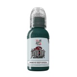 Tus Tatuaj World Famous Pancho Deep Green, 30ml - Cerneala Vegană Profesională, Pigment Intens, Aplicare Ușoară