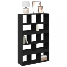 vidaXL Bibliotecă, negru, 100x33x156,5 cm, lemn prelucrat