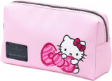 Vanity Hello Kitty pungă cosmetică cu impermeabil Faux piele, imprimare