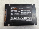 Solid State Drive (SSD) Samsung 870 EVO, 250GB, 2.5&quot;, SATA III - teste reale