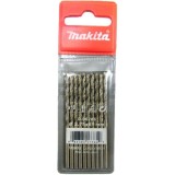 Makita D-06286 - Set burghie metal HSS 2.75 mm tija cilindrica 10 bucati