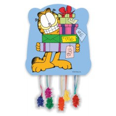 Pinata petrecere Garfield cu corzi 28 x 33 cm foto