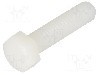 Surub M5, 20mm, poliamida, pas filet 0,8, BOSSARD - 1399756
