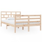 Cumpara ieftin Cadru de pat mic dublu, 120x190 cm, lemn masiv
