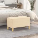 Cumpara ieftin Bancă, crem, 70x35x41 cm, textil