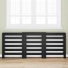 VidaXL Capac pentru radiator Stejar Negru 205 x 21.5 x 83.5 cm 869222