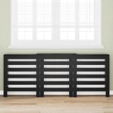 Husă radiator din stejar negru stejar negru Lemn masiv de stejar