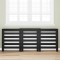 vidaXL Capac pentru radiator Stejar Negru 205 x 21.5 x 83.5 cm 869222
