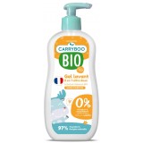 Sampon si gel dus BIO delicat pentru bebelusi, fara parfum, cu extract de caise Carryboo