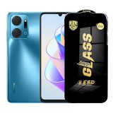 Folie de Protectie pentru Honor X7a, TEO, Sticla Securizata ESD, Margini Negre, Rezistenta la Zgirieturi, Antistatica, 0.35 mm, Transparenta