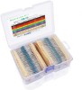 Set Rezistente Metalizate THT 0.25W, 1% Toleranta, 1ohm-10Mohm, 130 Valori, 2600 Buc.