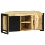 VidaXL Cabinet de Bancă Maro 100 x 35 x 50 cm Lemn masiv de mango