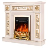 Semineu electric Versailles Gold &amp; Galileo gold, Termostat, Efect 3D