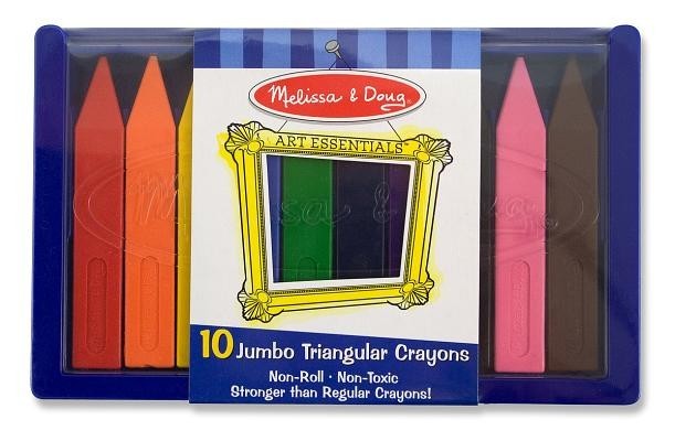 Jumbo Triangular Crayons (10 PC)