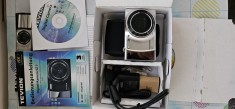 APARAT FOTO DIGITAL TEVION / 14 MEGAPIXEL + ACCESORII ,FUNCTIONEAZA .