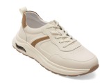 Cumpara ieftin Pantofi sport OTTER albi, V260001, din piele naturala