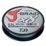 Fir Daiwa J-Braid X8 Multicolor 0.06mm / 4kg / 150m