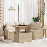 VidaXL Set de masă pentru grădină cu pernă Bej, crem 100 x 55 x 73 cm