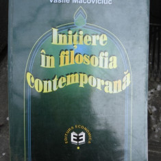 Initiere in filozofia contemporana , Vasile Macoviciuc , 2000
