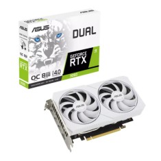 Placa video Asus RTX 3060 8GB OC alb DUAL-RTX3060-O8GWH foto
