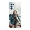 Husa compatibila cu Oppo A55, Viceversa, model Queen of Kattegat Vikings, Silicon, TPU, Transparent, Carcasa