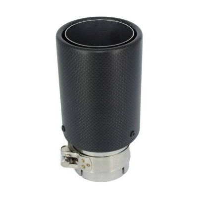 Ornament toba esapament 17 cm cu carcasa din carbon foto