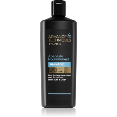 Avon Advance Techniques Absolute Nourishment Șampon nutritiv cu ulei de argan marocan pentru toate tipurile de păr 700 ml foto