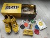 Adidas x M&M's Forum Low 84 , editie limitata , marimea 44 2/3 , NOI !, Piele naturala, Galben
