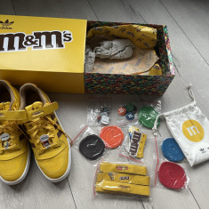 adidas x M&M's Forum Low 84 , editie limitata , marimea 44 2/3 , NOI !