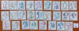 GERMANIA (RFG)-1982-"Emusiunea-FEMEI CELEBRE"- (Set de 28v.cat Michel=80e)-Nestampilat-MNH-Vezi-Scan