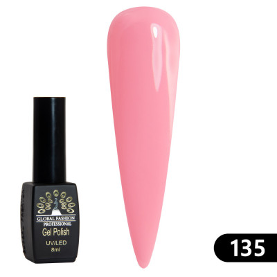 Oja semipermanenta BLACK ELITE, Global Fashion 8 ml, 135 foto