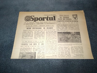 ZIARUL SPORTUL 28 SEPTEMBRIE 1984 foto