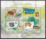 DB1 Fauna Pangolin Tigru WWF 2013 Togo MS MNH, Nestampilat