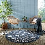 Cumpara ieftin Covor Oro Albastru 160X160 cm, rotund, Flair Rugs