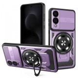 Husa pentru Samsung Galaxy S25 Edge S937, Techsuit, RuggedCam, Mov