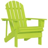 Cumpara ieftin Scaun de gradina Adirondack, verde, lemn masiv de brad