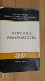 Sintaxa propozitiei- Valeria Botis