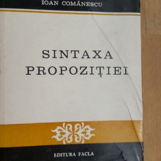 Sintaxa propozitiei- Valeria Botis