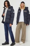 The Mercer Brand geaca culoarea albastru marin, de iarna
