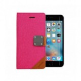 Husa Flip Book Matte Pink Apple iPhone 6 / 6S Astrum FC - Protectie Premium