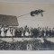 IMPODOBIREA MAJULUI , OBICEI POPULAR IN BOEMIA , MORAVIA SI SLOVACIA FOTOGRAFIE DE GRUP CU TARANI IN COSTUME TRADITIONALE , MONOCROMA, PERIOADA INTERB