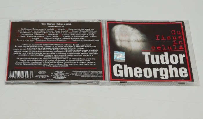 Tudor Gheorghe &ndash; Cu Iisus &Icirc;n Celulă - CD audio original NOU