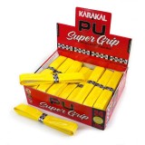 Cumpara ieftin Set gripuri Karakal PU Super Grip - 24 bucati galben
