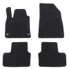 Set covorase auto mocheta Velor RENAULT CLIO V, 08.2019-06.2023; CLIO V, 06.2023-, negru,
