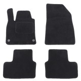 Set covorase auto mocheta Velor RENAULT CLIO V, 08.2019-06.2023; CLIO V, 06.2023-, negru,