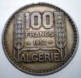 7.373 ALGERIA OCUPATIE FRANCEZA 100 FRANCS FRANCI 1952