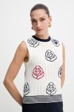 Marella vestă cu l&acirc;nă culoarea bej, 2523356054200