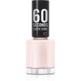 Rimmel 60 Seconds Super Shine lac de unghii culoare 108 Cameo Rose 8 ml
