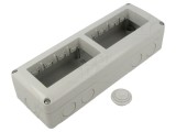 Carcasă modulară IP40 gri GEWISS GW27006 - 8 module 27 COMBI